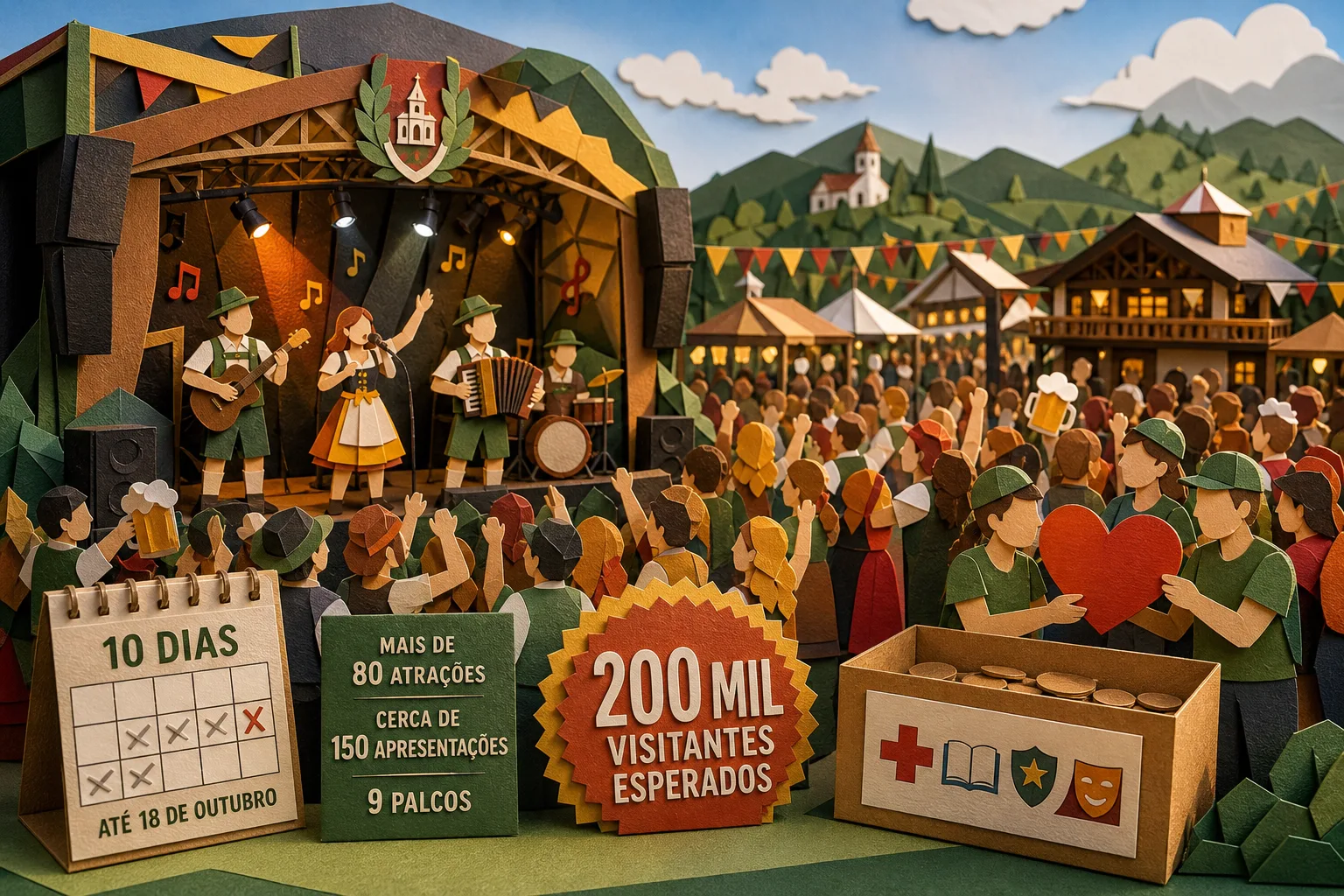 37ª edição da Oktoberfest de Igrejinha projeta reunir 200 mil visitantes no RS