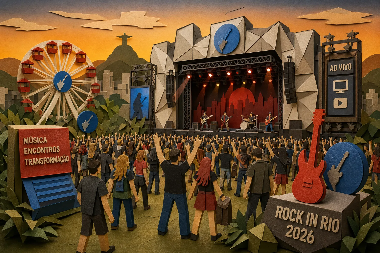 Abertura do Rock in Rio 2026 reúne Foo Fighters e clássicos nacionais na Cidade do Rock