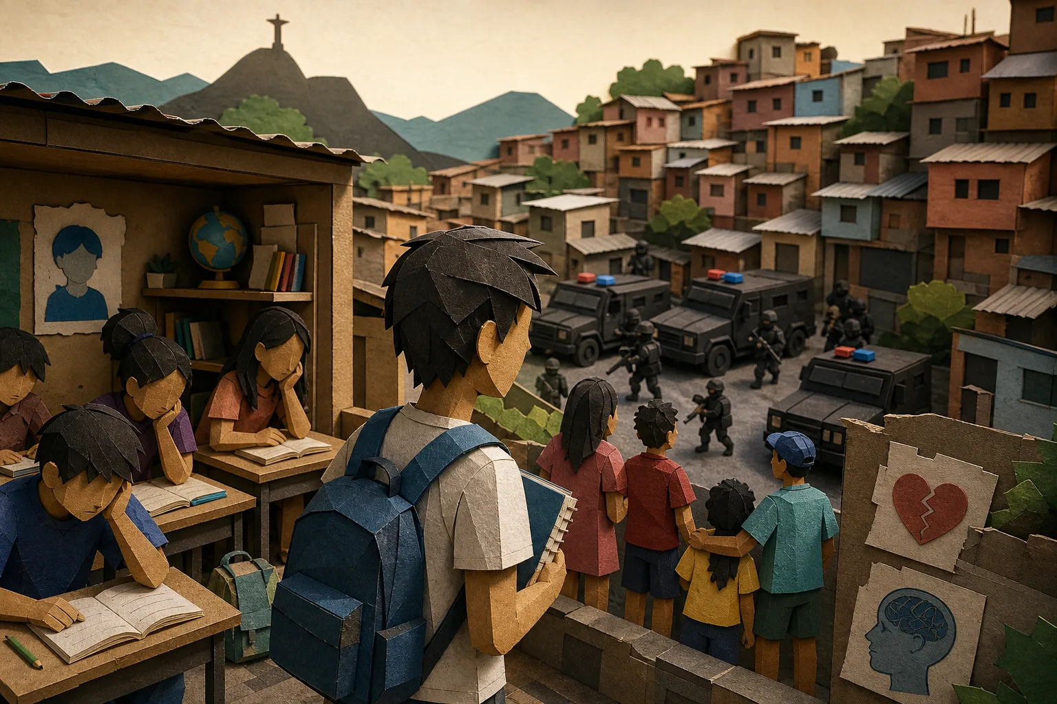 Ação policial na Zona Norte do Rio afeta rotina escolar e emocional de estudantes