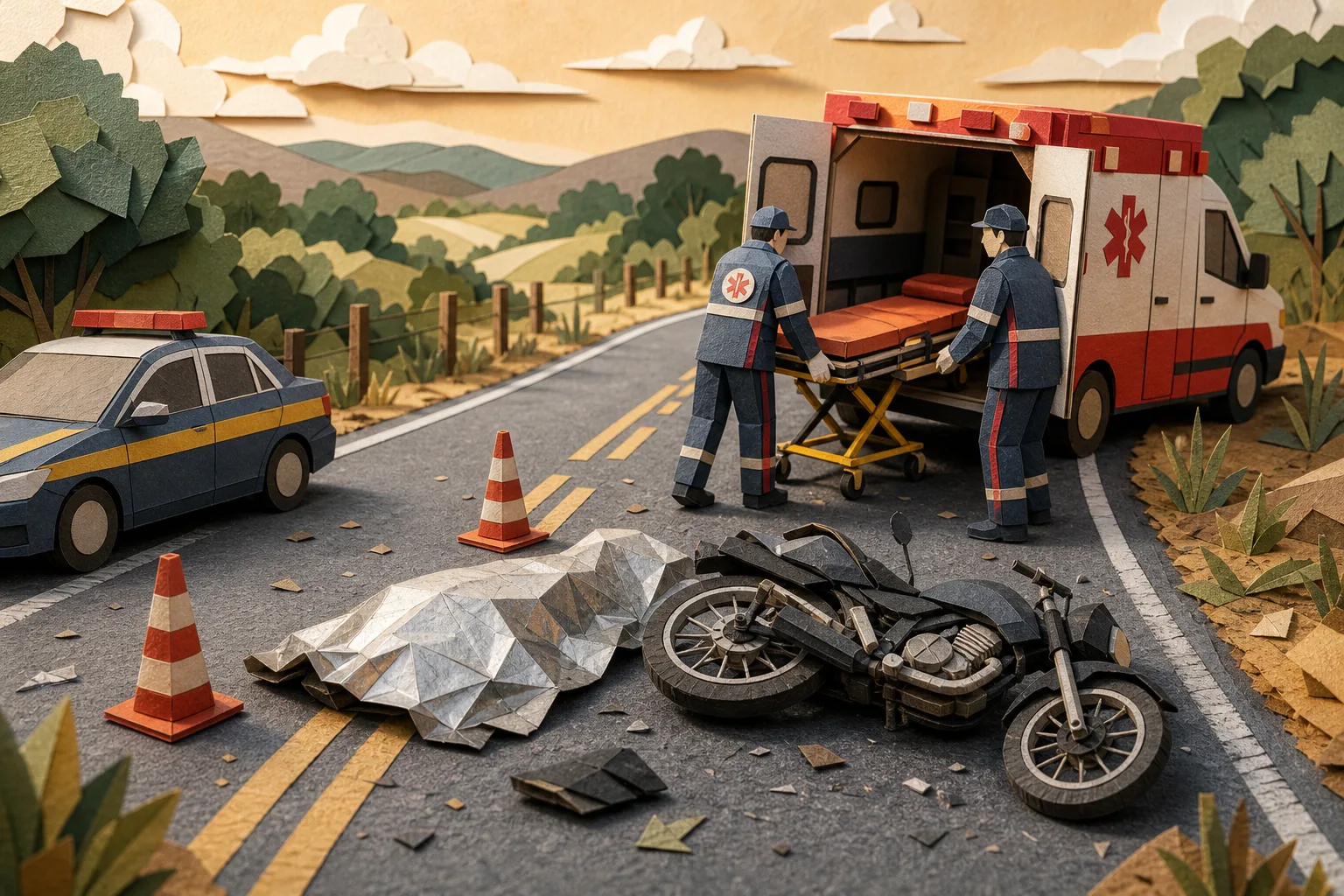 Acidente com moto provoca morte de condutor em trecho da rodovia SE-200