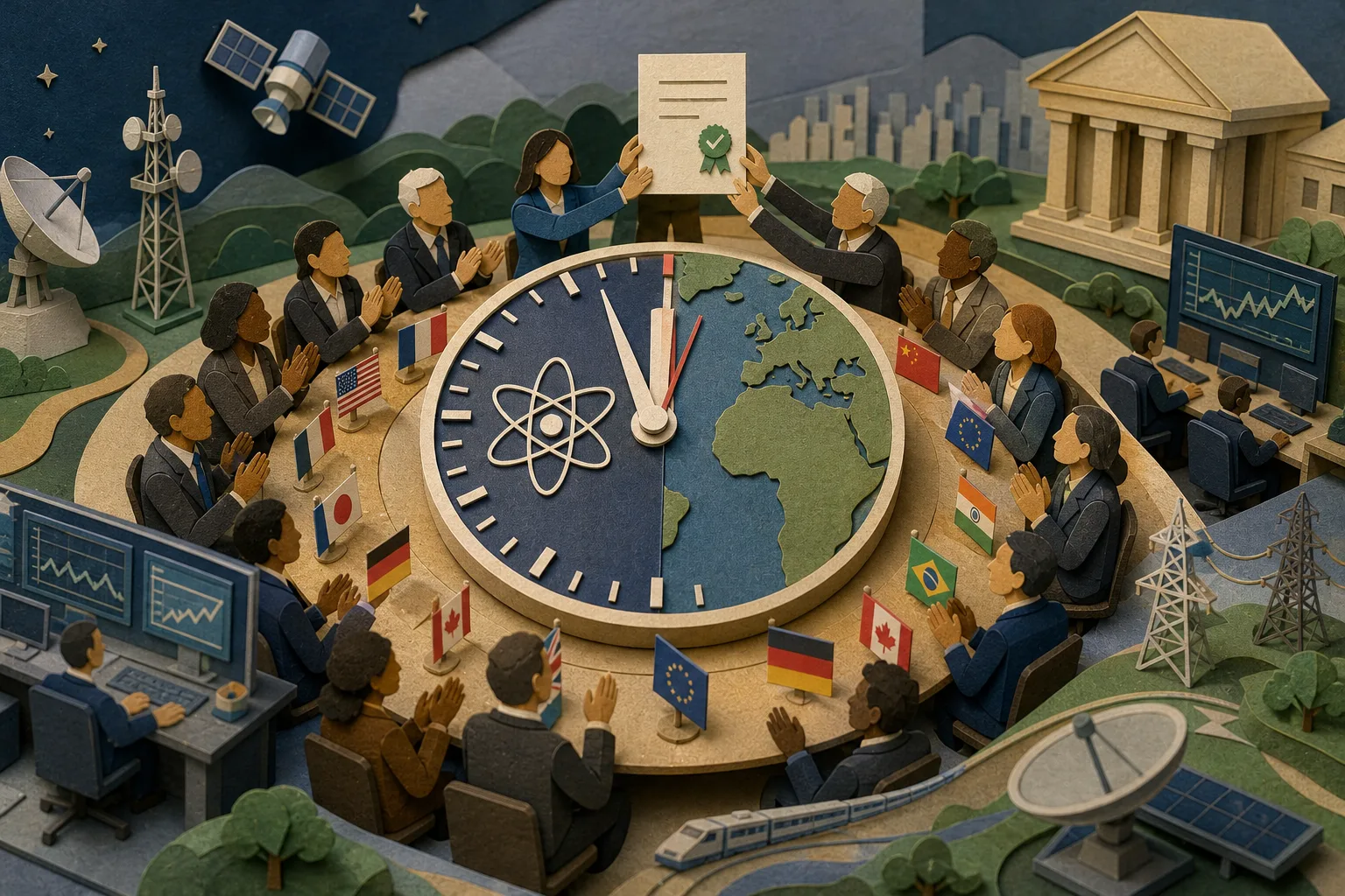 Acordo internacional encerra ajuste de segundo extra nos relógios atômicos em 2027