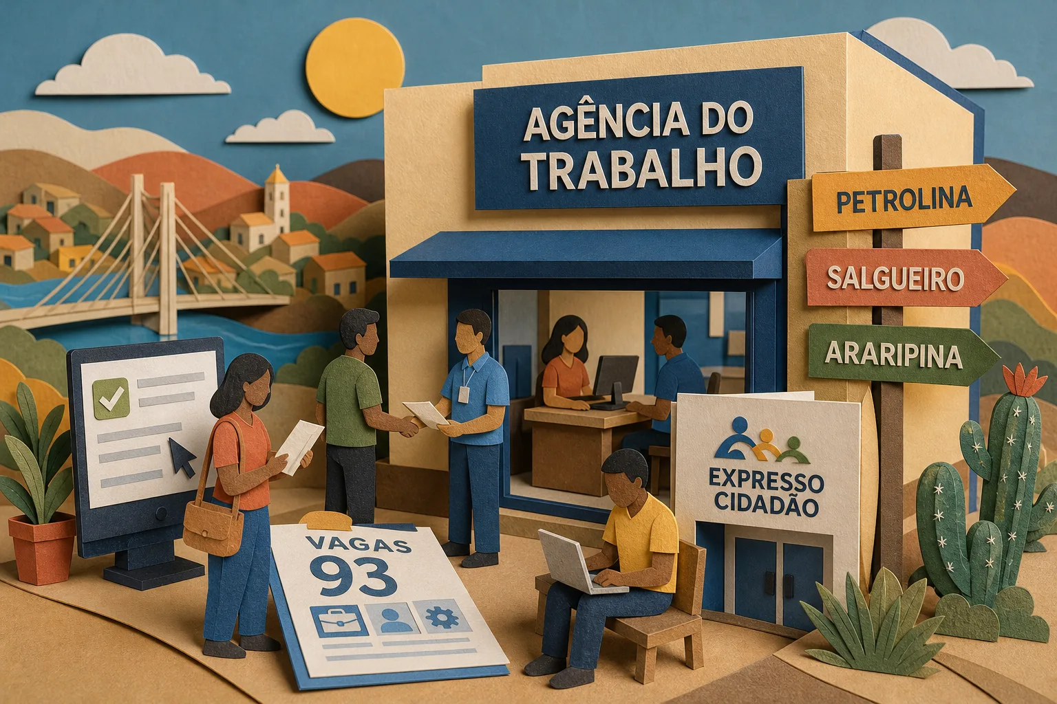 Agência do Trabalho abre 93 postos em cidades do Sertão pernambucano