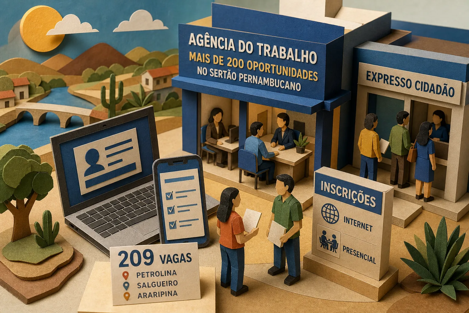 Agência do Trabalho oferta mais de 200 oportunidades no Sertão pernambucano