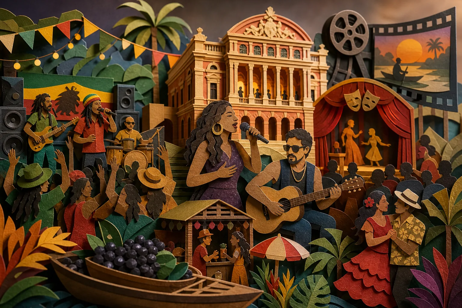 Agenda cultural de Belém reúne festival de reggae, teatro e festas populares