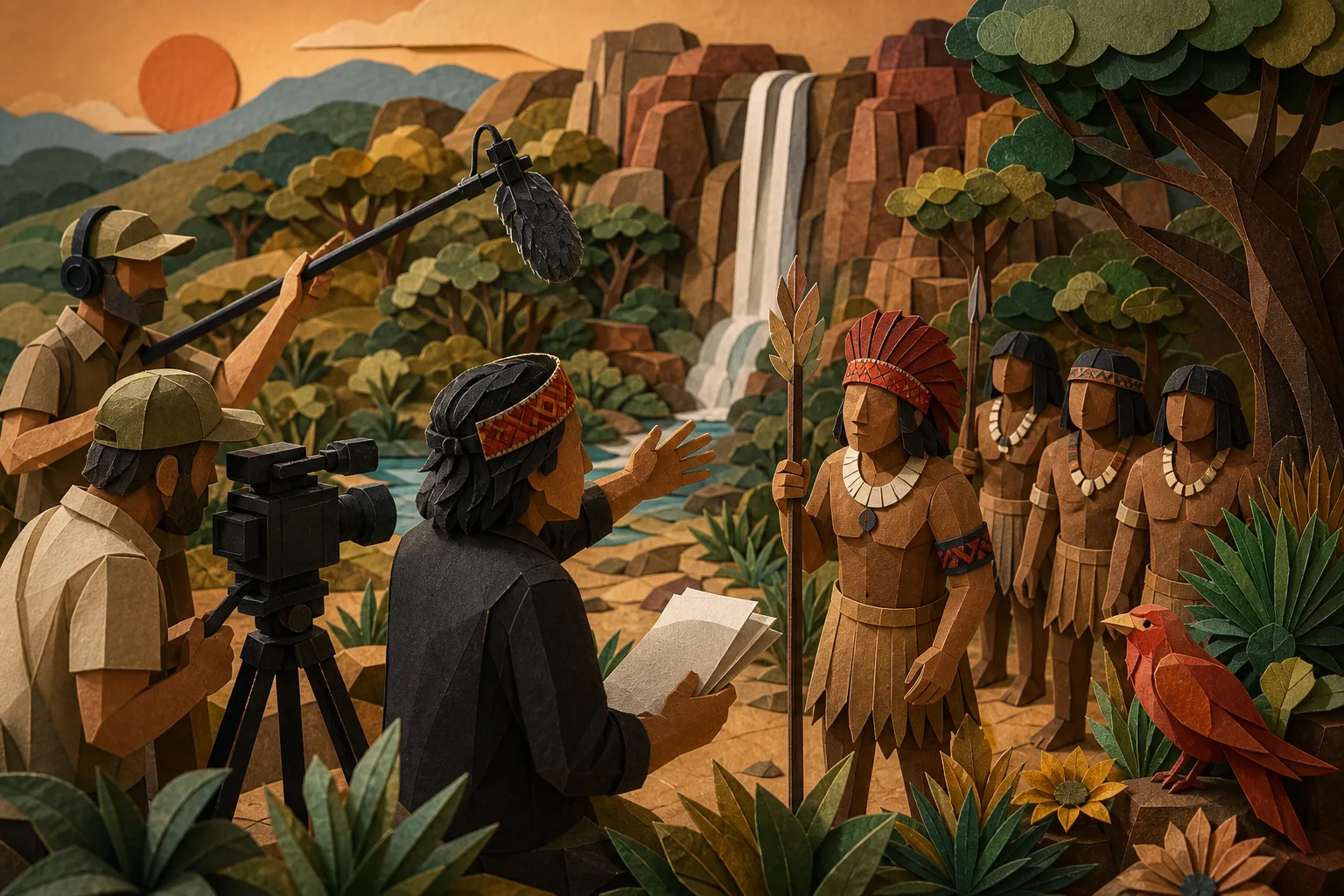 Ailton Krenak conclui filmagens de seu primeiro longa-metragem de ficção