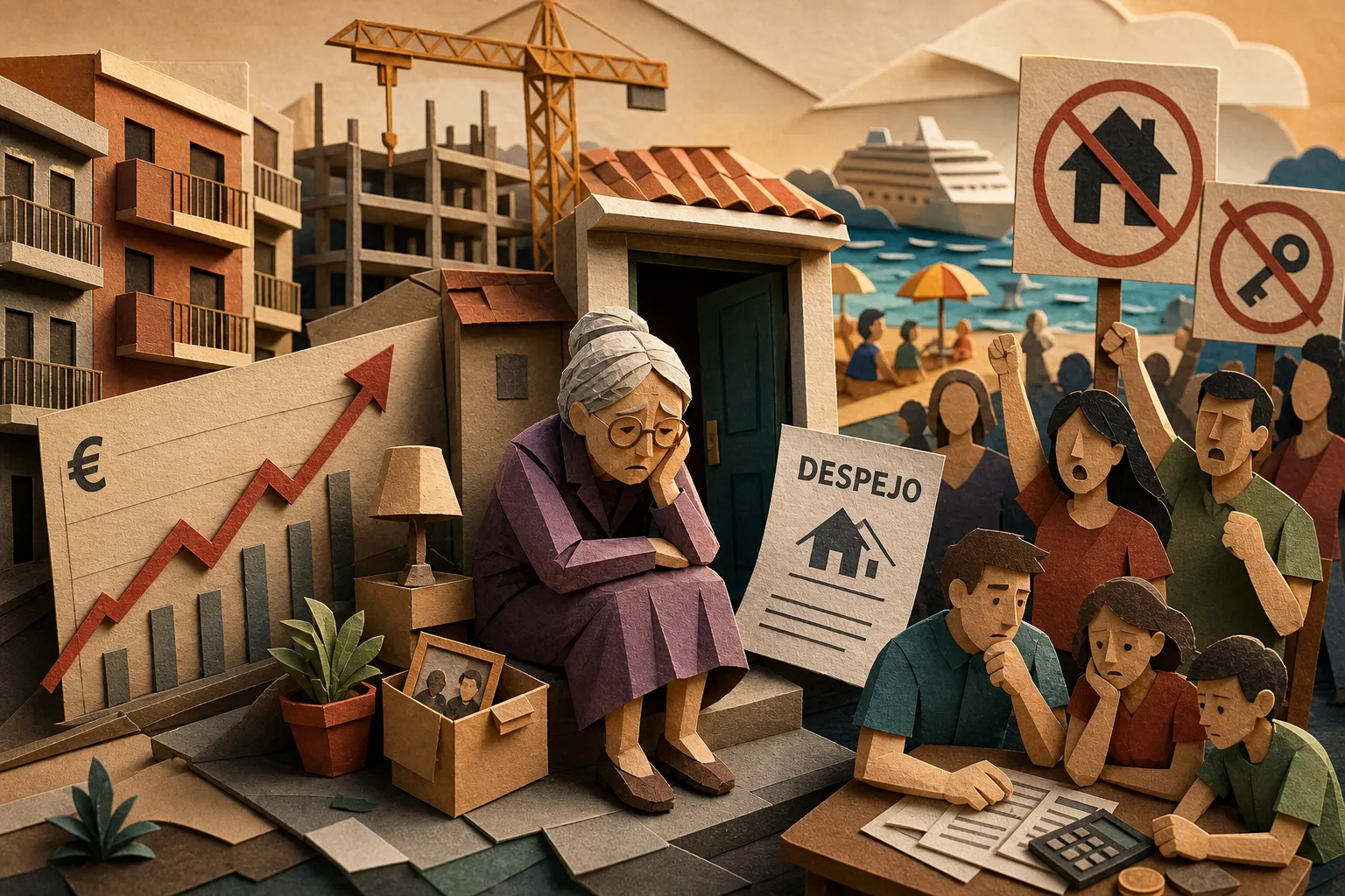 Alta nos aluguéis e déficit de imóveis ampliam crise habitacional na Espanha