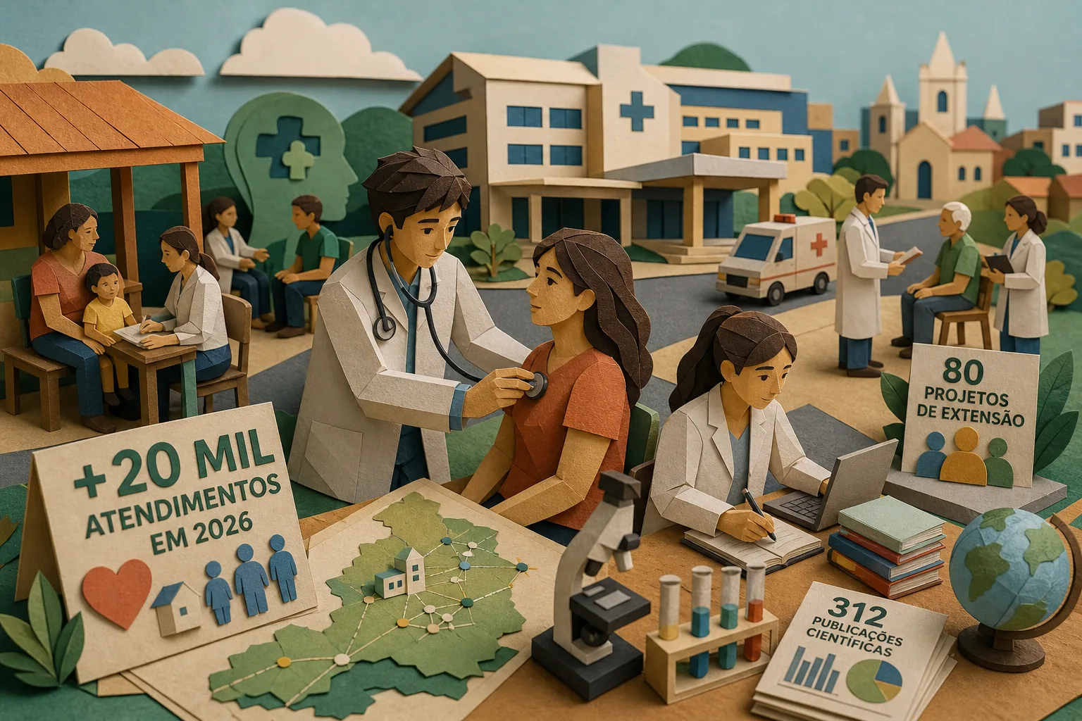 Alunos de Medicina em Itaperuna realizam mais de 20 mil atendimentos na rede pública