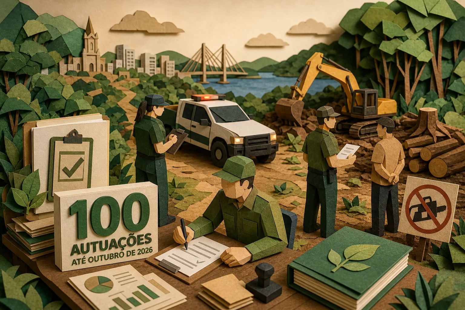 Amapá atinge marca de 100 autuações por crimes ambientais até outubro de 2026