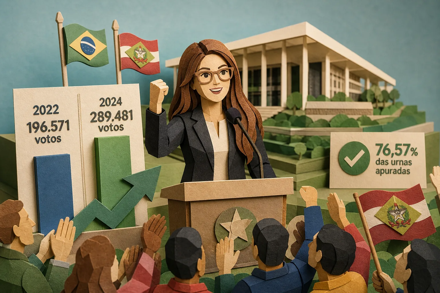 Ana Campagnolo supera marca anterior e amplia votação histórica para a Alesc
