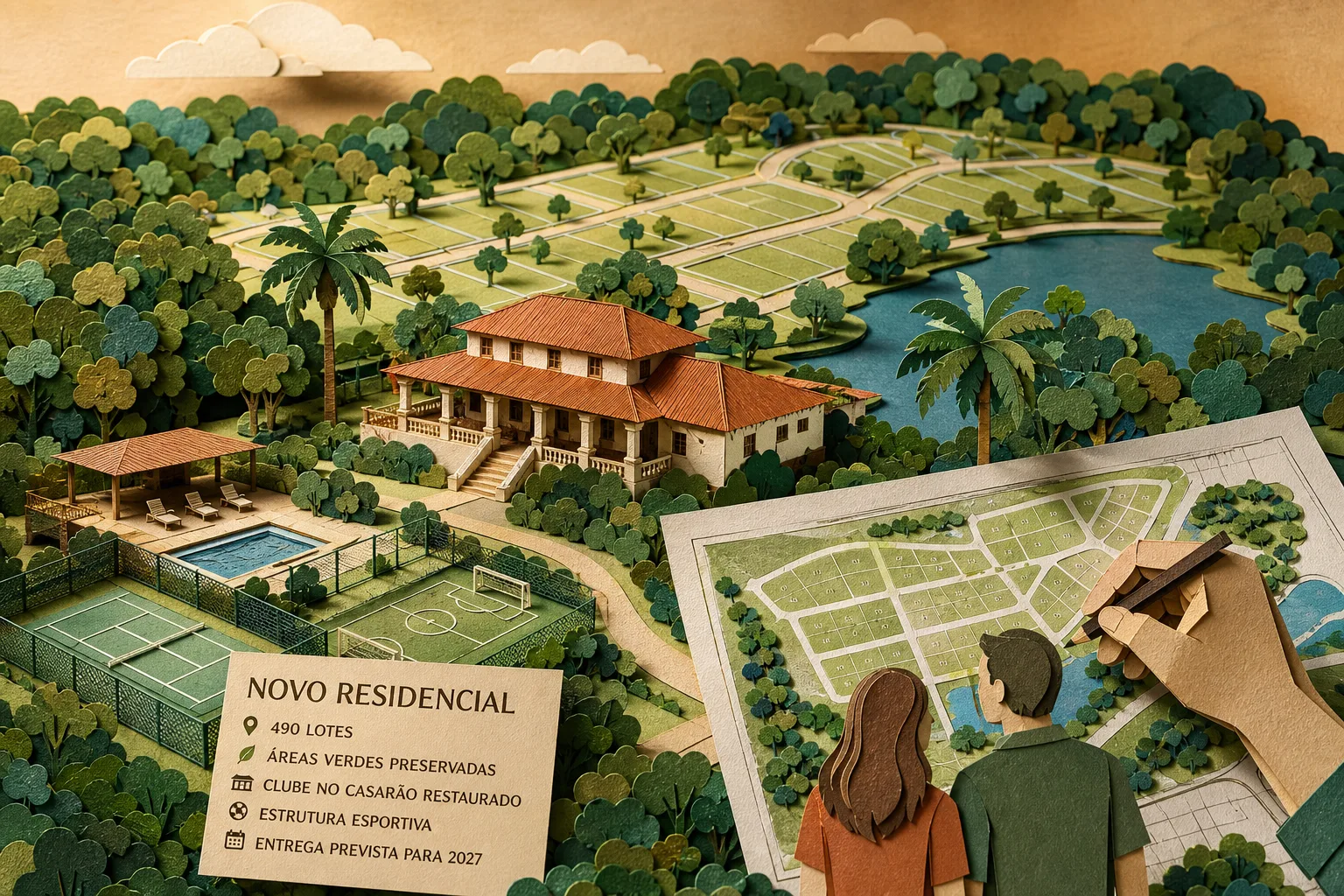 Antiga moradia de Glória Pires e Orlando Morais dá espaço a novo residencial em Goiás