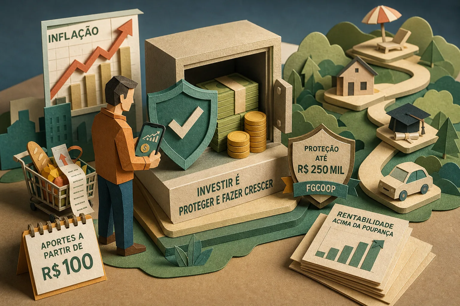 Aplicações financeiras ajudam a proteger o patrimônio contra o avanço da inflação