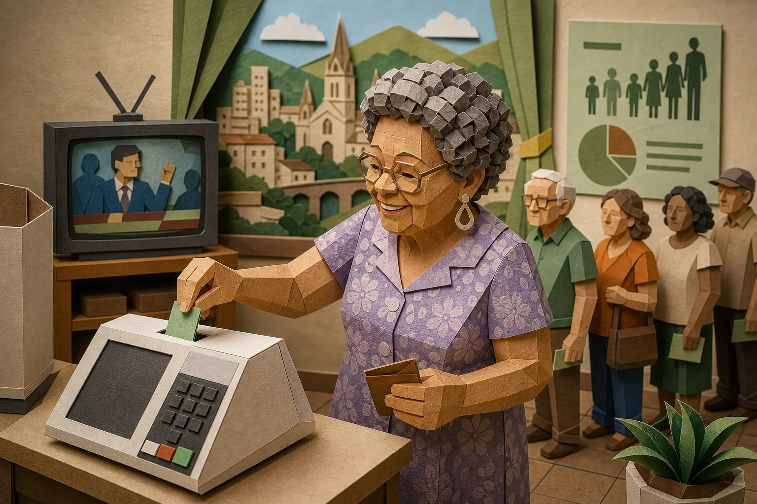 Aposentada mineira de 87 anos vai às urnas e reflete força da terceira idade