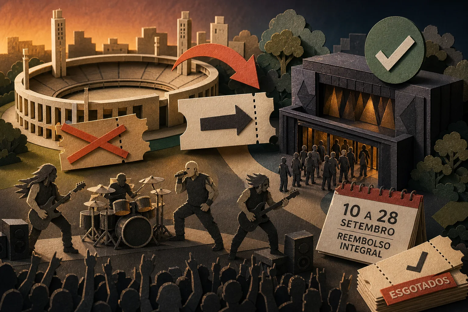 Apresentação do Sepultura na capital paulista troca o Pacaembu pelo Suhai Music Hall