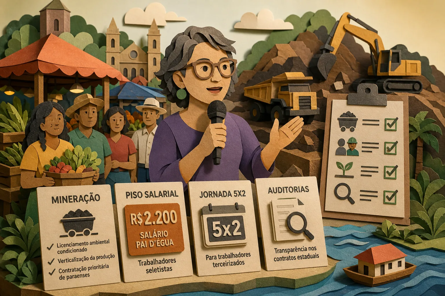 Araceli Lemos propõe novas regras para mineração e criação de piso salarial