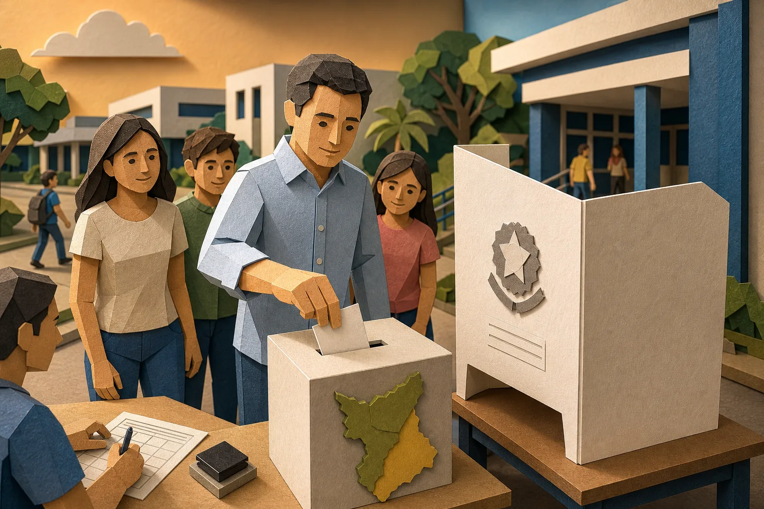 Arthur Henrique registra voto na capital durante disputa pelo governo de Roraima