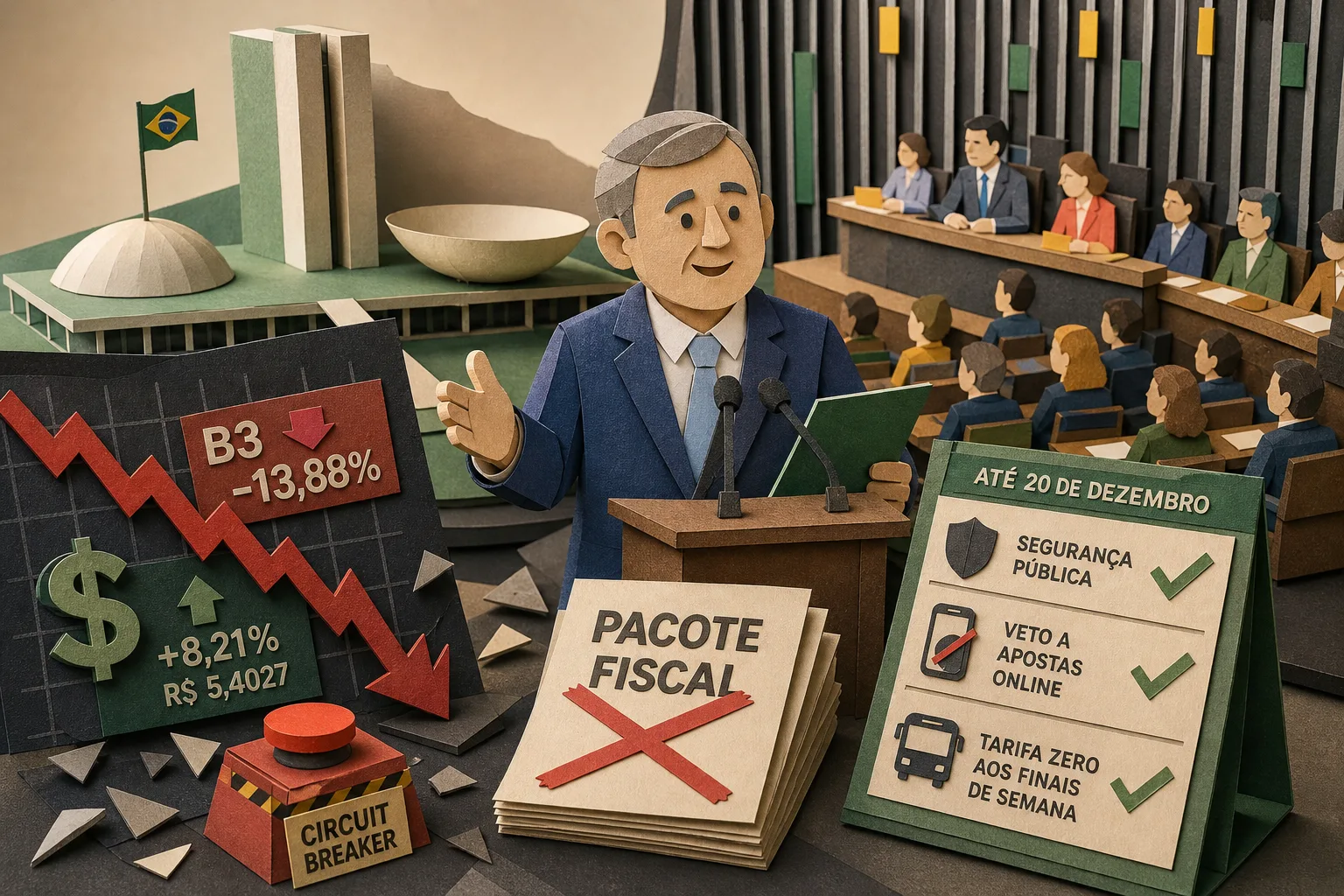 Articulação do Planalto descarta pacote fiscal e define novas metas no Congresso