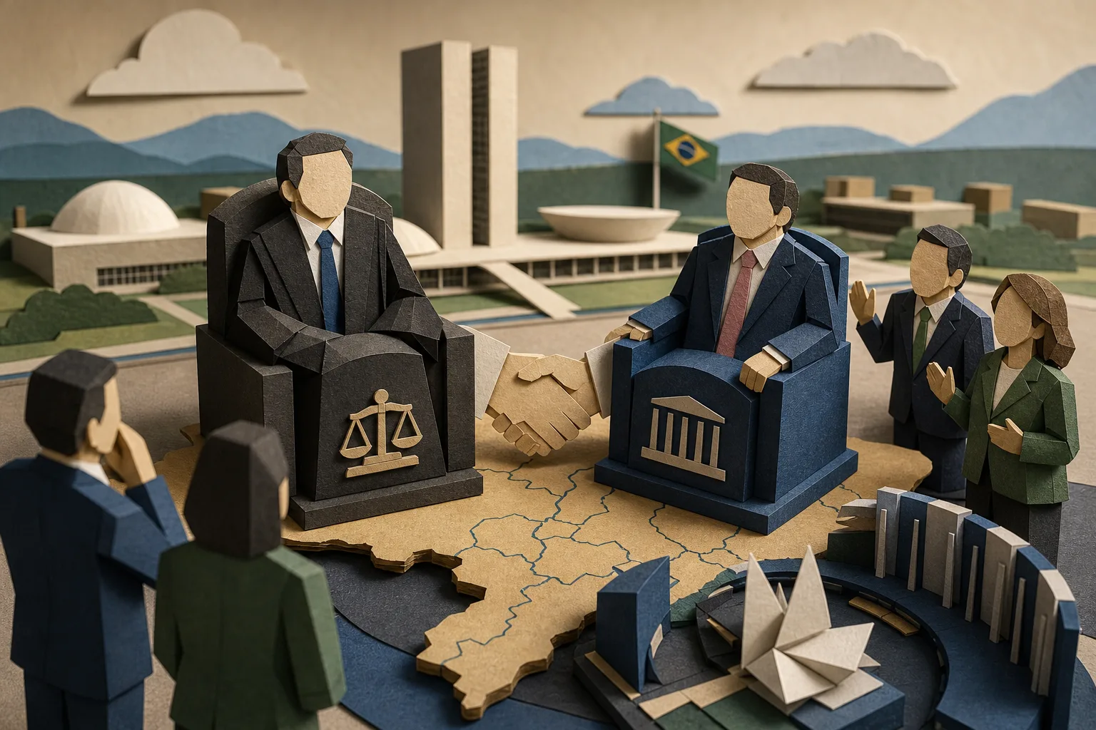 Articulação política projeta Pacheco no STF e Alcolumbre no Tribunal de Contas