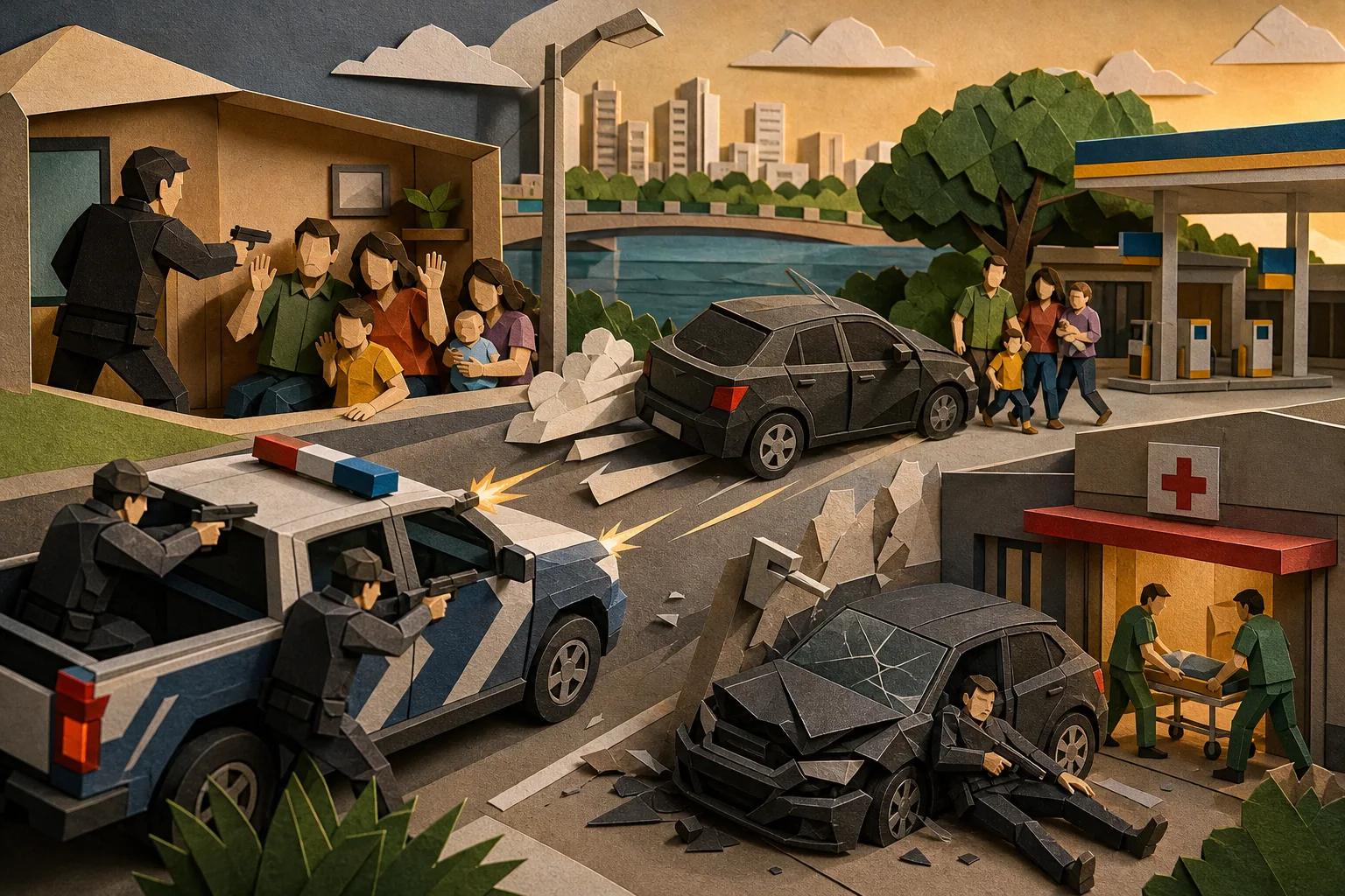 Assaltante morre após manter família refém e atirar contra a PM em Campina Grande