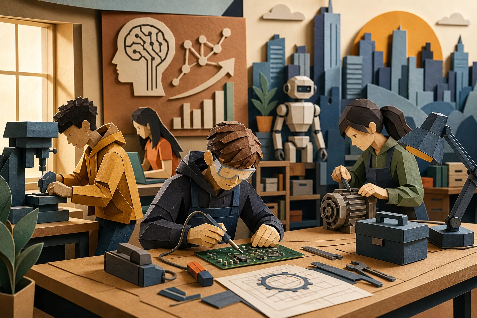 Avanço da inteligência artificial leva Geração Z a buscar ofícios técnicos