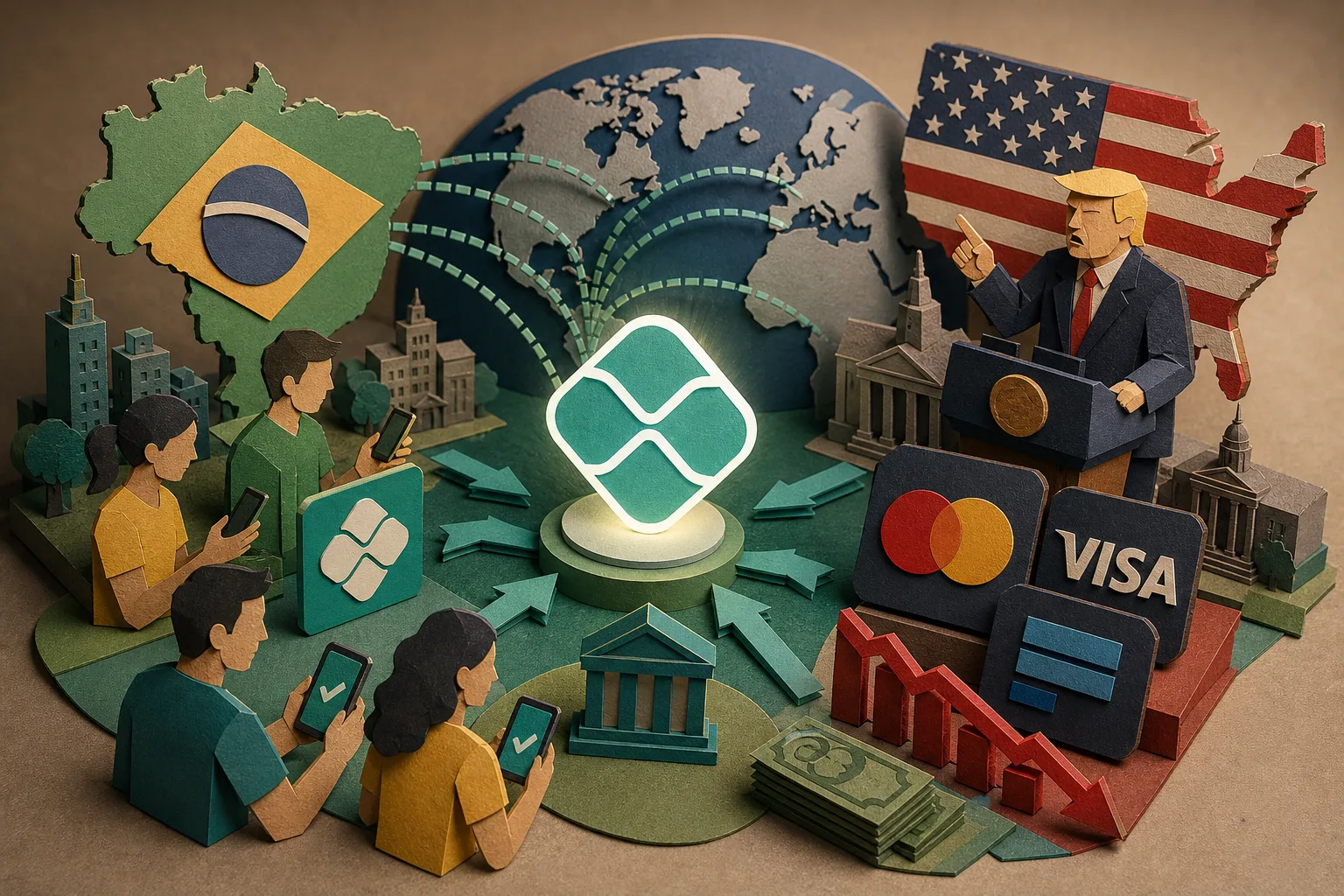 Avanço do Pix preocupa governo Trump por concorrência com operadoras de cartões