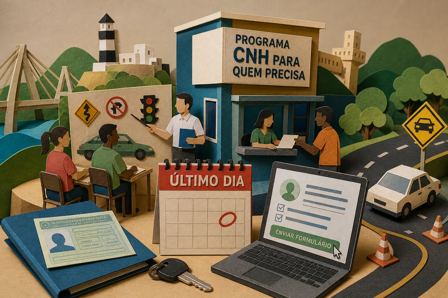 Bahia encerra cadastro para emissão gratuita de carteira de motorista nesta quinta