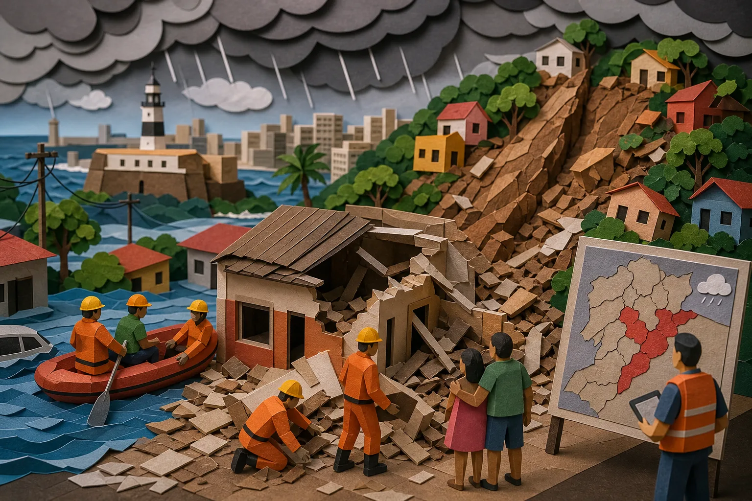 Bahia tem 11 cidades em situação de emergência por causa dos temporais