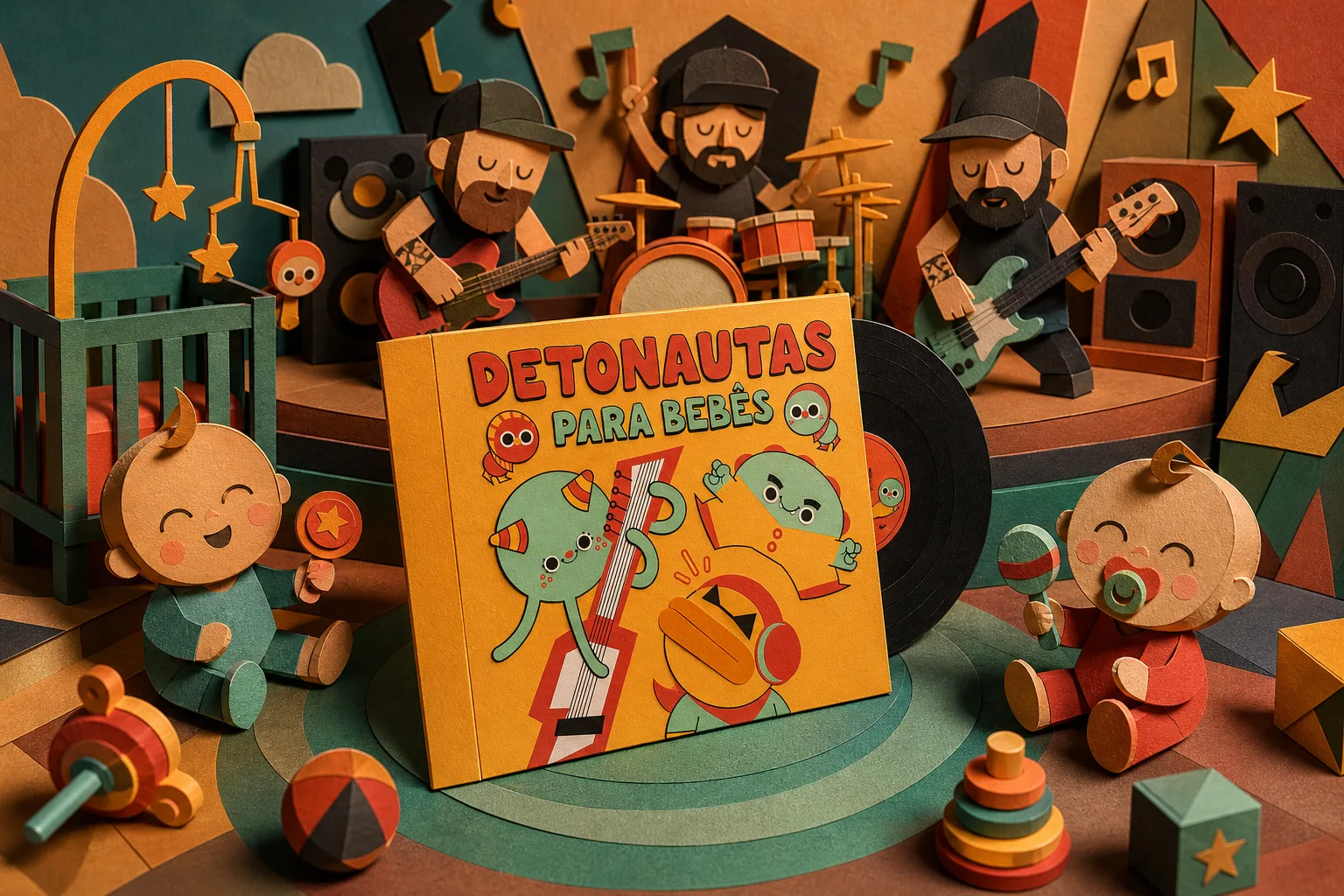Banda de rock Detonautas apresenta segundo disco instrumental voltado para bebês