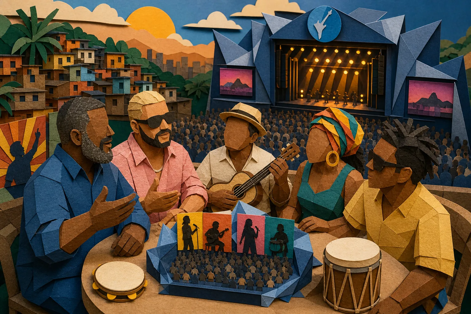 Belo e Péricles celebram crescimento do samba e do pagode em grandes eventos