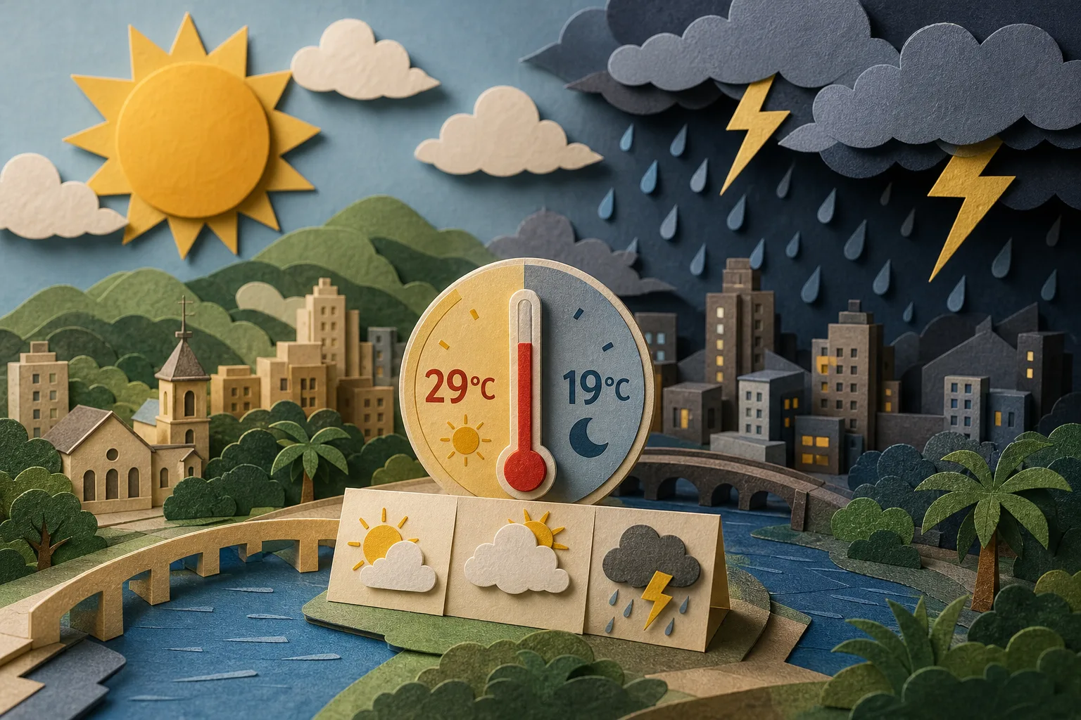 Betim registra calor de até 29ºC e possibilidade de trovoadas à noite