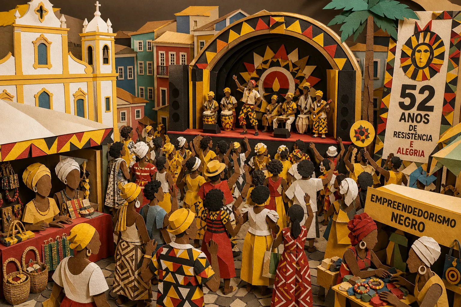 Bloco afro Ilê Aiyê celebra 52 anos com festa e atrações musicais no Pelourinho