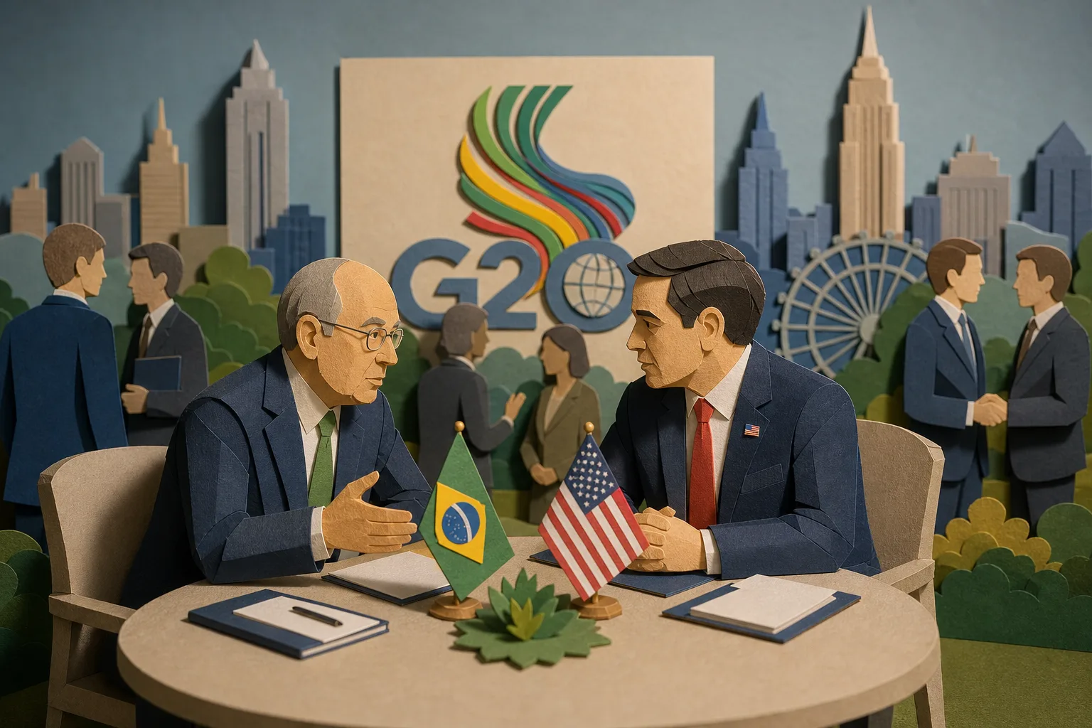 Brasil e Estados Unidos alinham novo encontro bilateral durante cúpula do G20