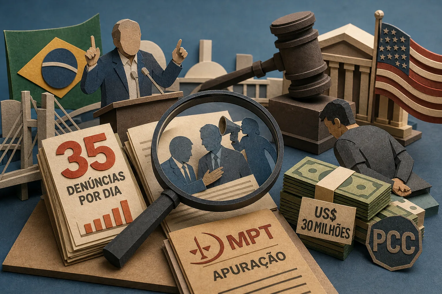 Brasil soma 35 denúncias diárias de assédio eleitoral e MPT abre apuração