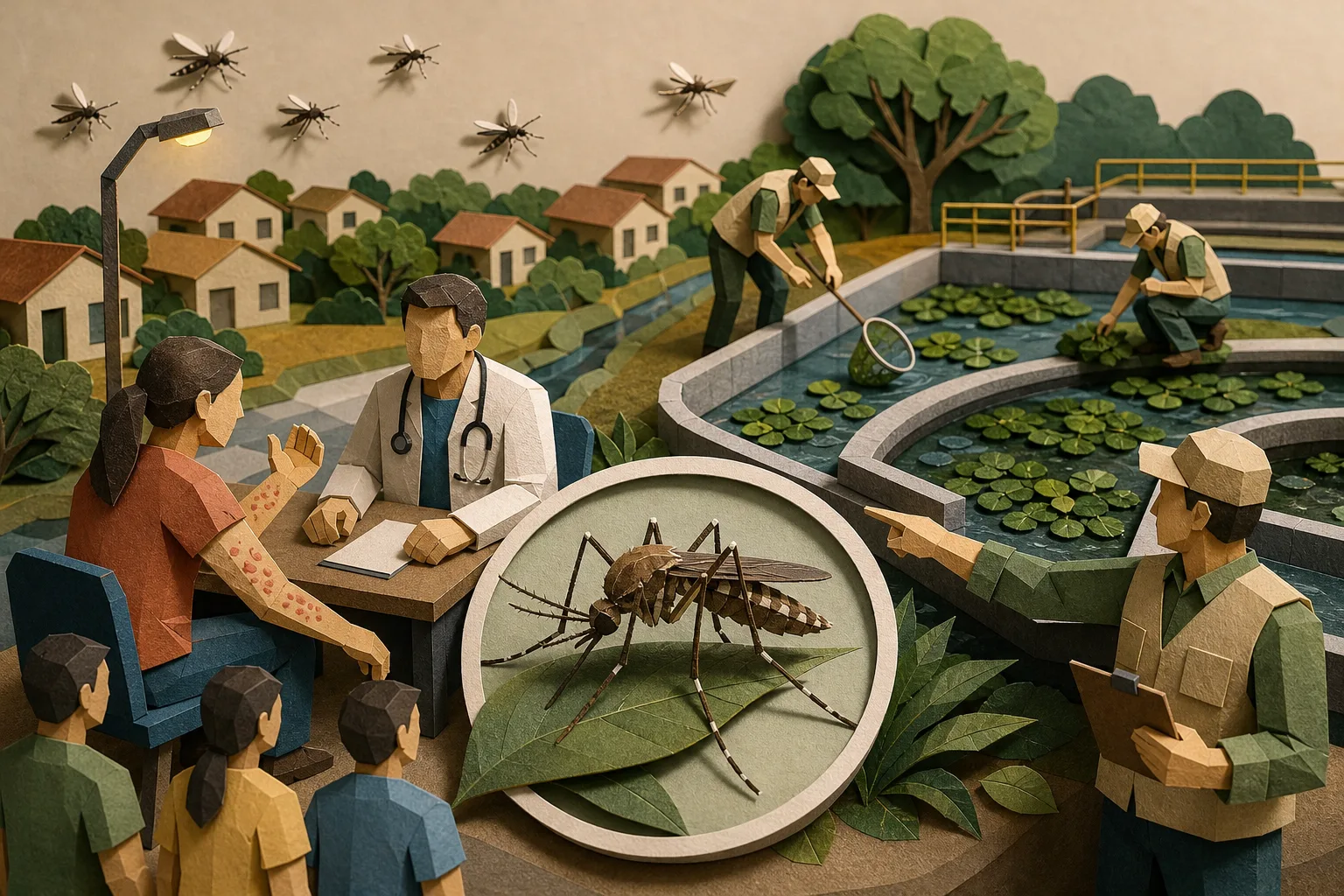 Brodowski apura proliferação de mosquitos e registro de sintomas dermatológicos