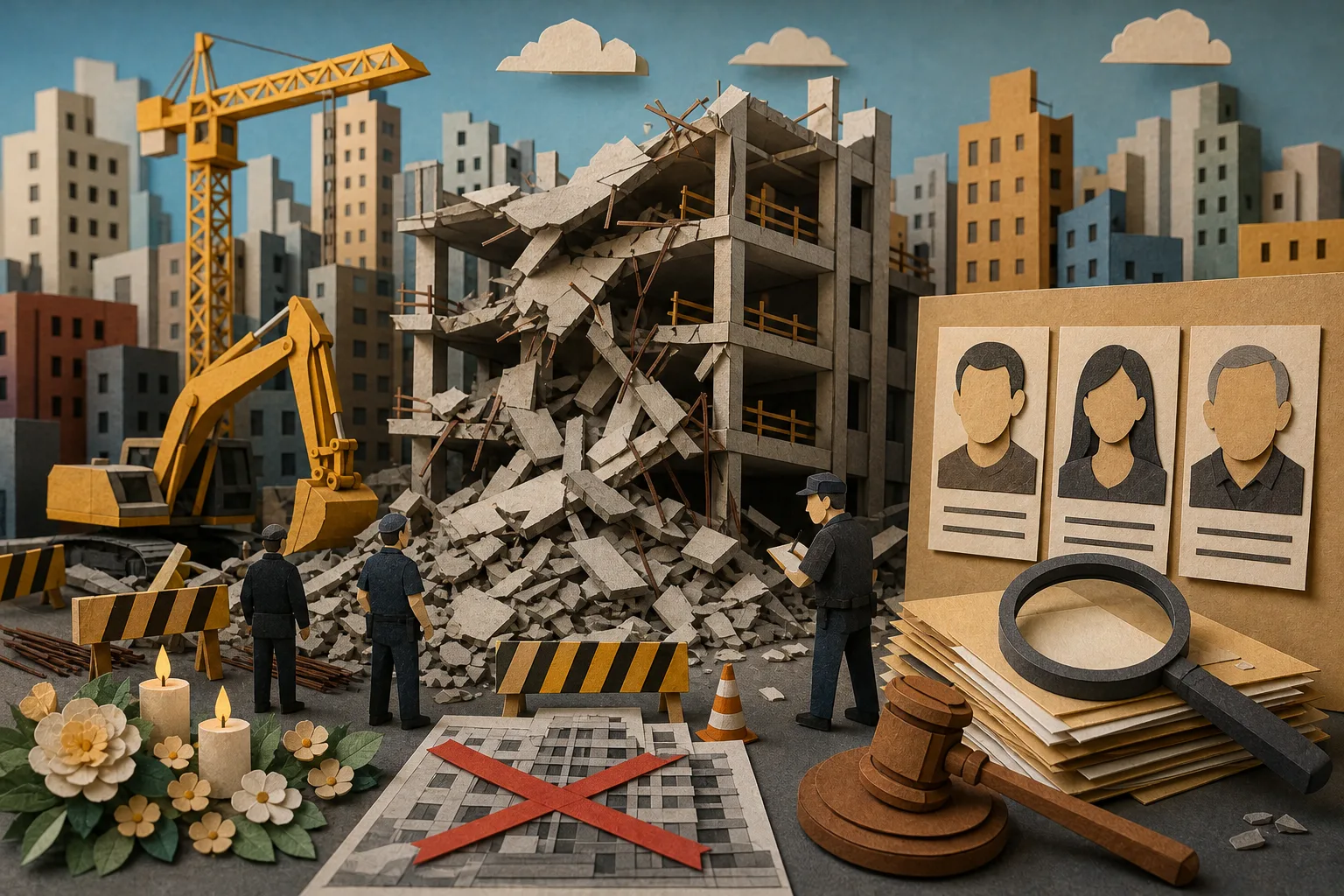 Buscas por sócios de construtora continuam um mês após queda de prédio em SP