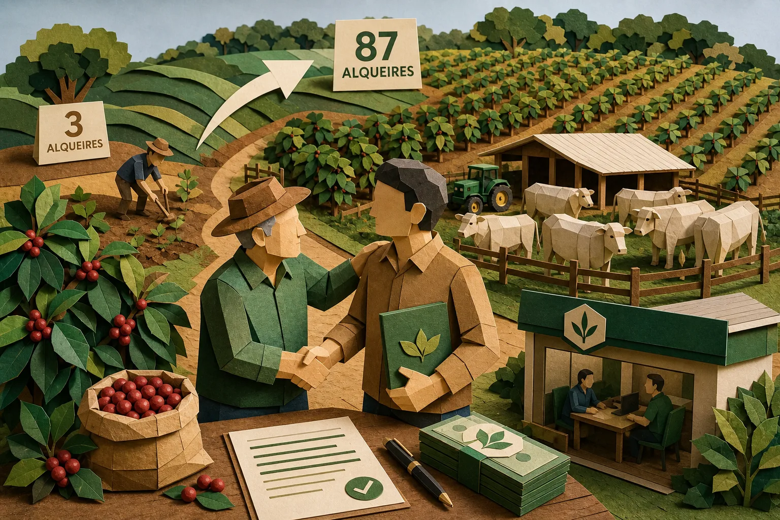 Cafeicultor expande fazenda de 3 para 87 alqueires no interior de Rondônia