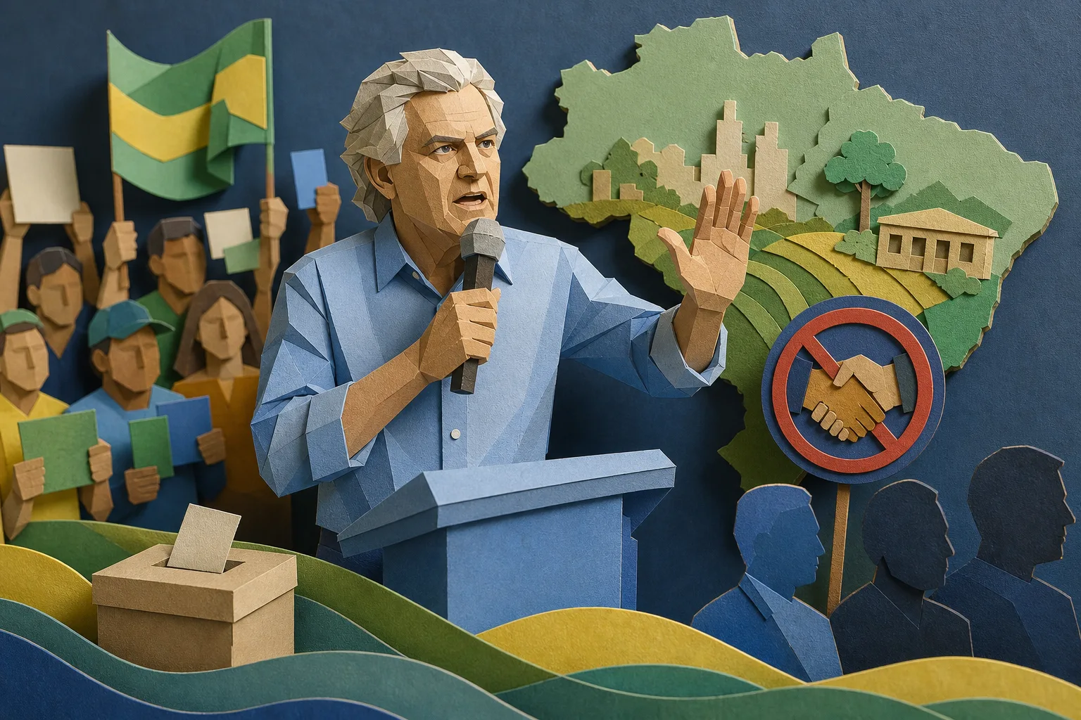 Caiado descarta aliança com Flávio Bolsonaro e mantém candidatura à Presidência