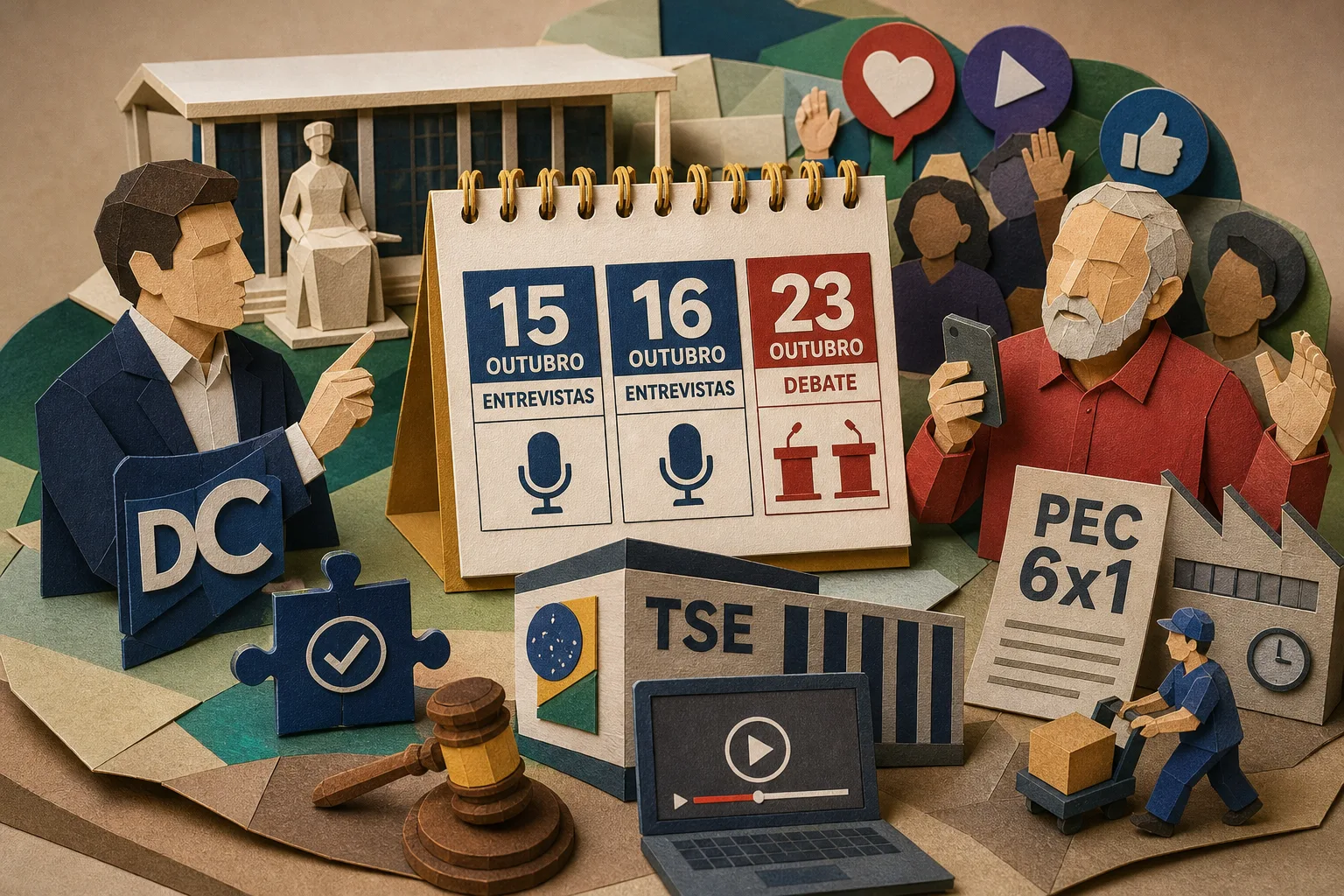 Calendário de debates presidenciais é definido em meio a articulações de campanha