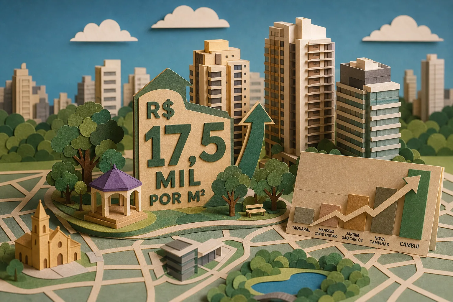 Cambuí se torna o bairro mais valorizado de Campinas com metro quadrado de R$ 17,5 mil