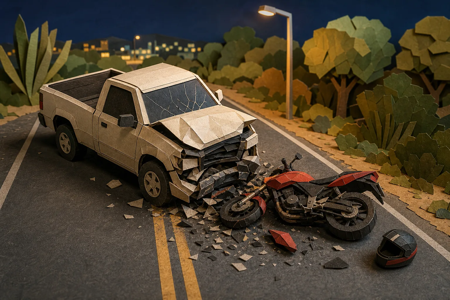 Caminhonete invade contramão e colide com moto deixando dois mortos em Petrolina
