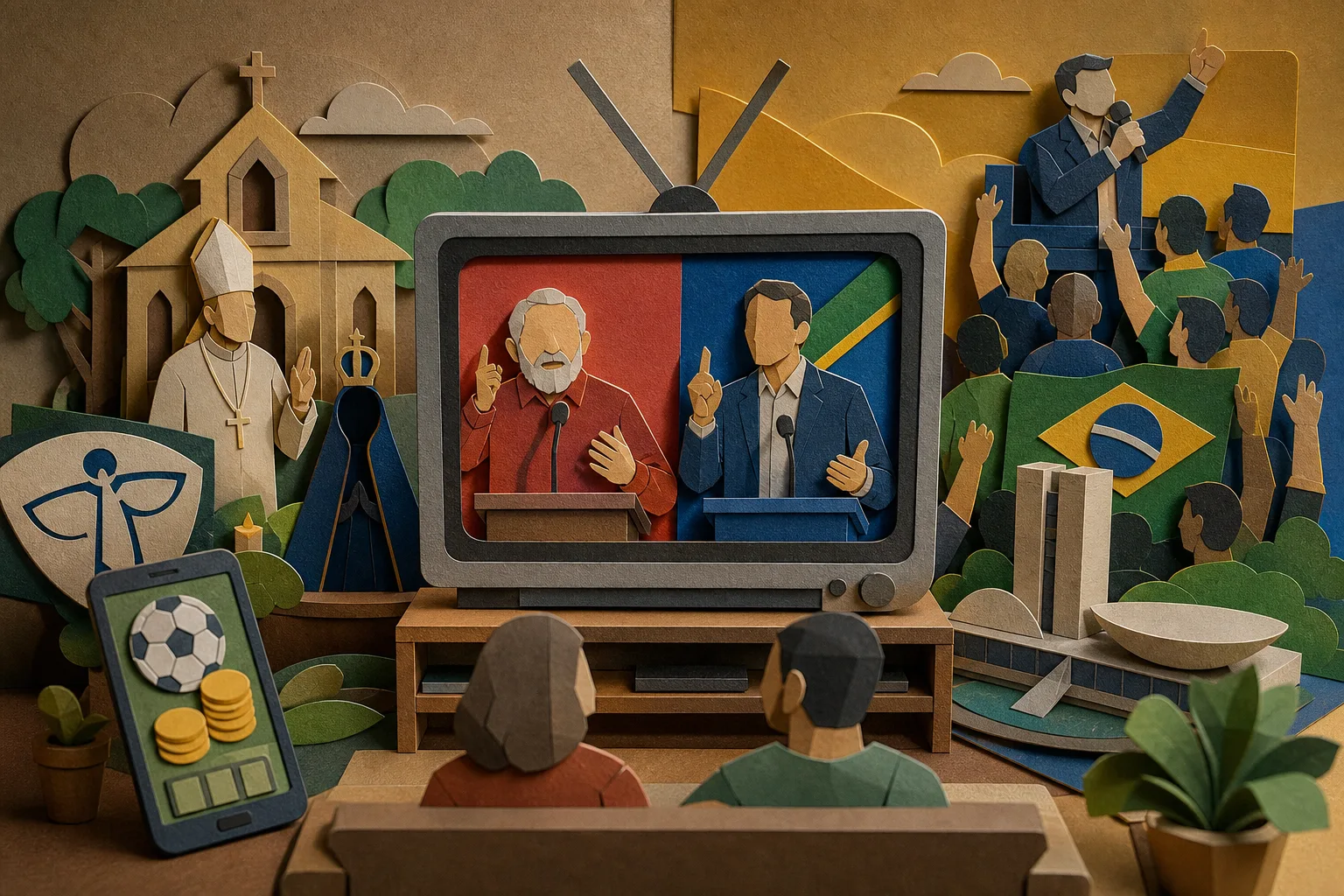 Campanhas presidenciais encerram horário eleitoral gratuito na TV no primeiro turno