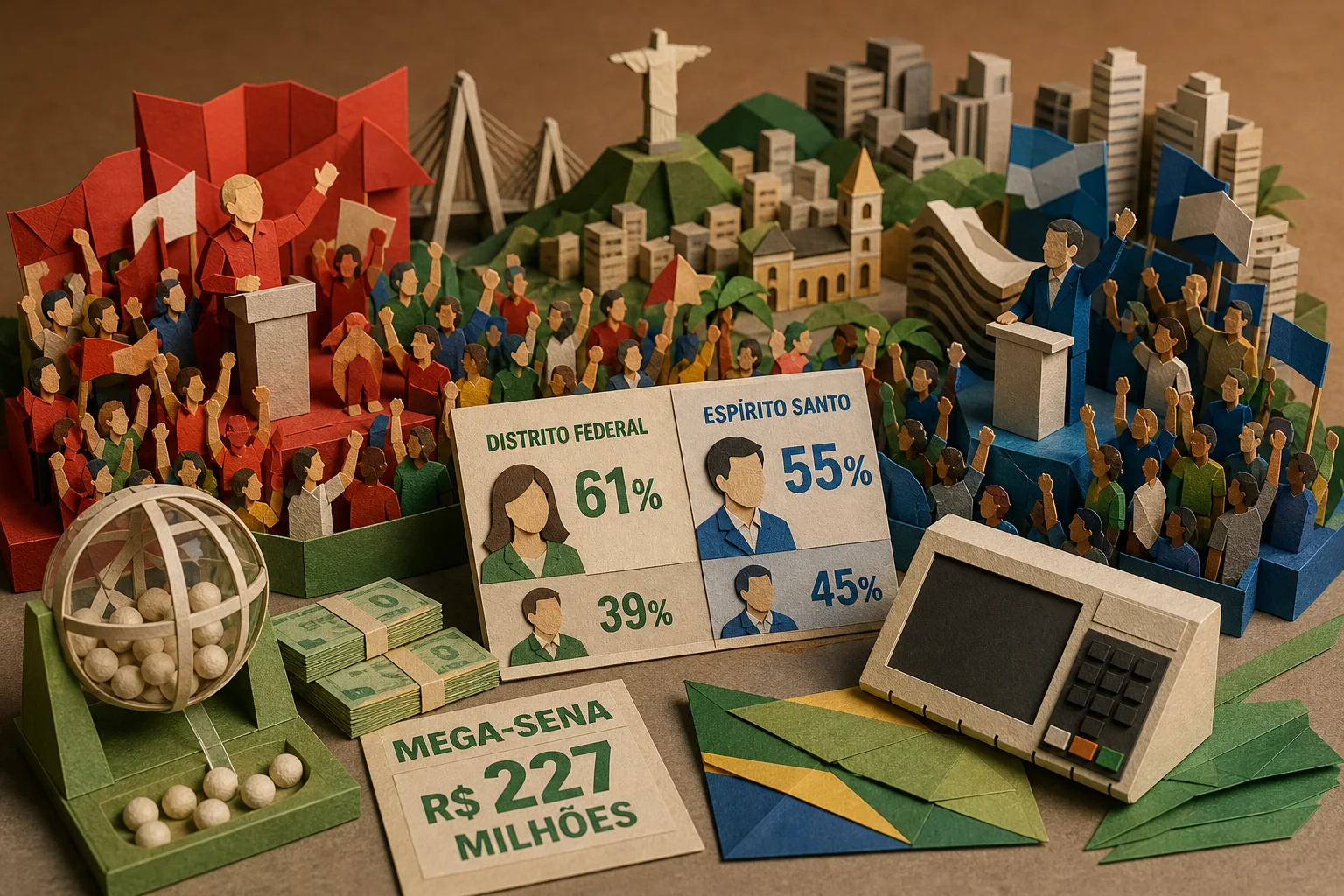 Campanhas presidenciais realizam atos finais em capitais na véspera da eleição