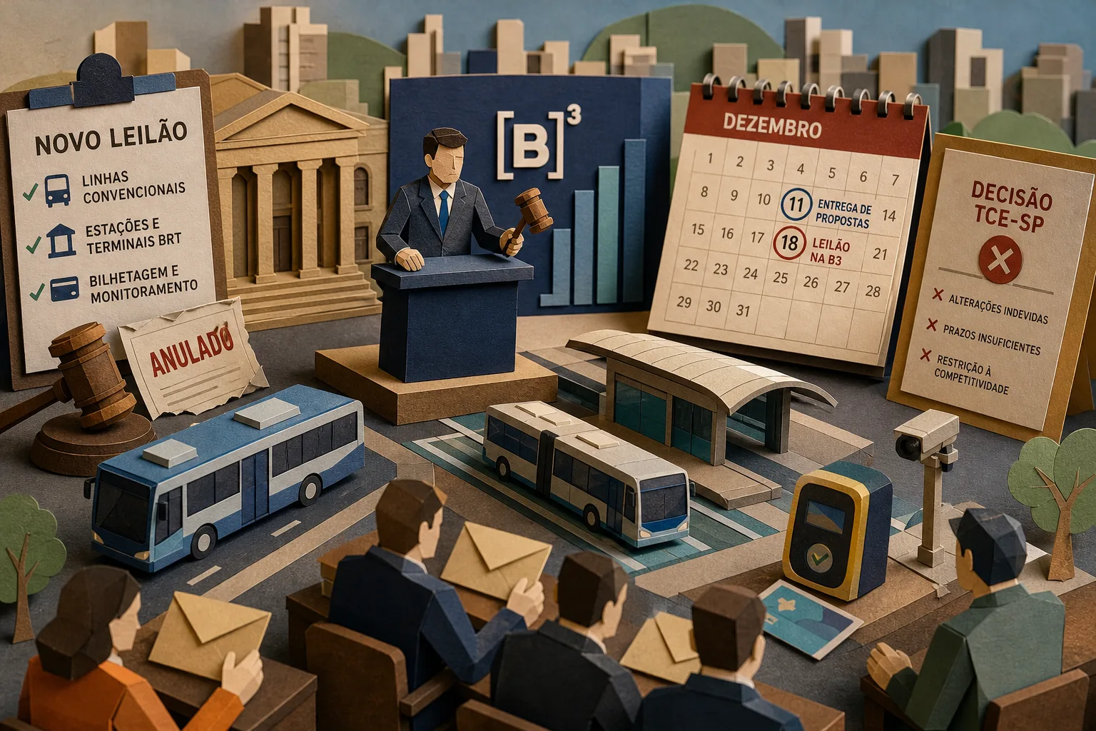 Campinas agenda novo leilão de ônibus na B3 após anulação pelo TCE