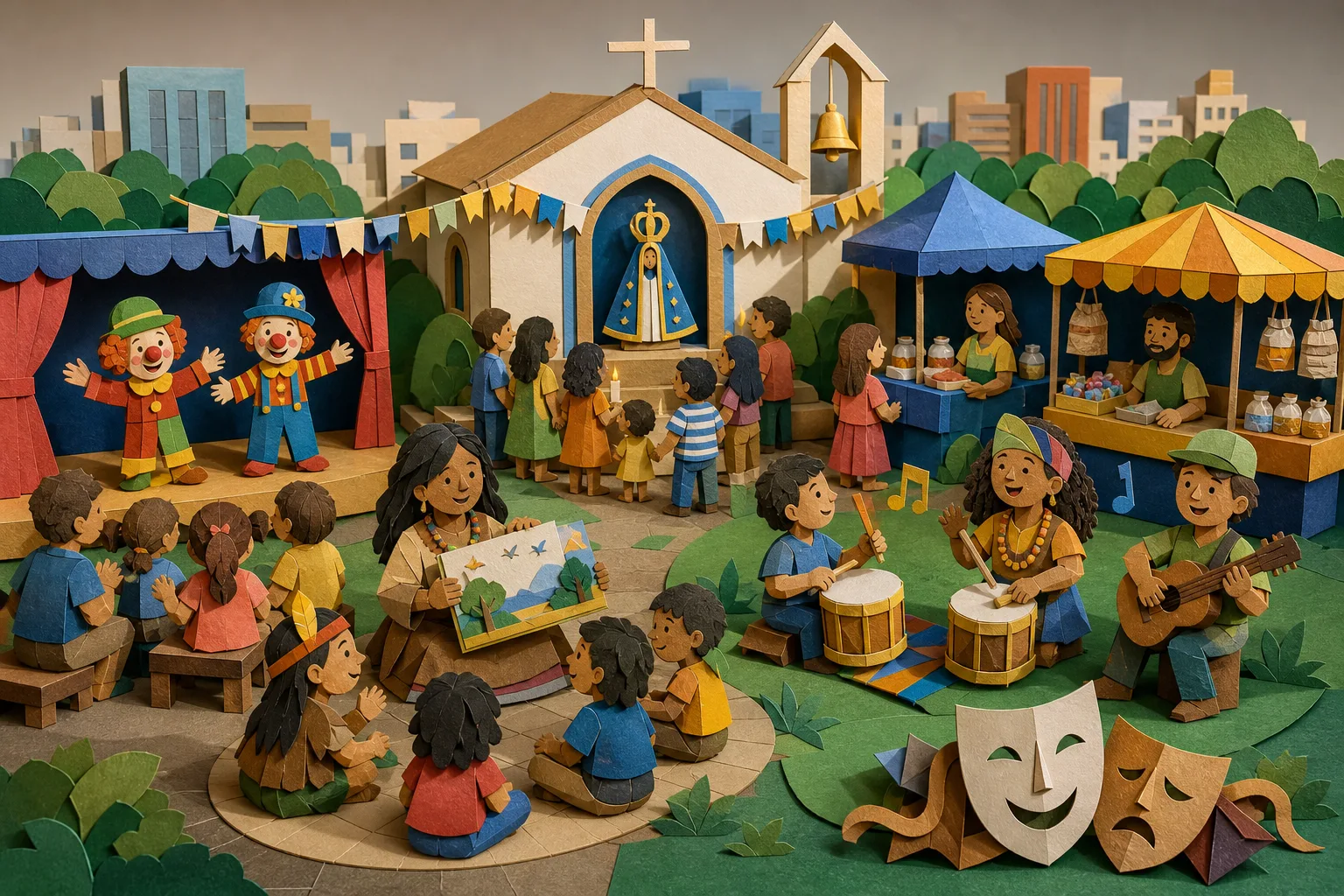 Campo Grande reúne atrações infantis, feiras e celebrações religiosas no fim de semana