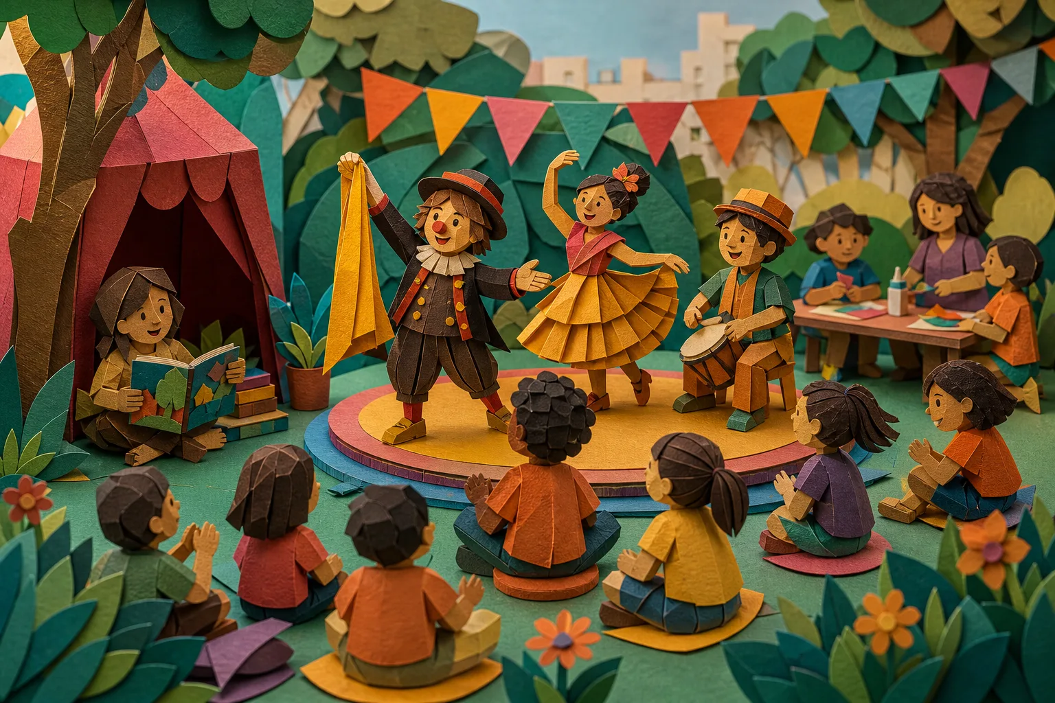 Campo Grande sedia festival com atrações artísticas gratuitas para o público infantil