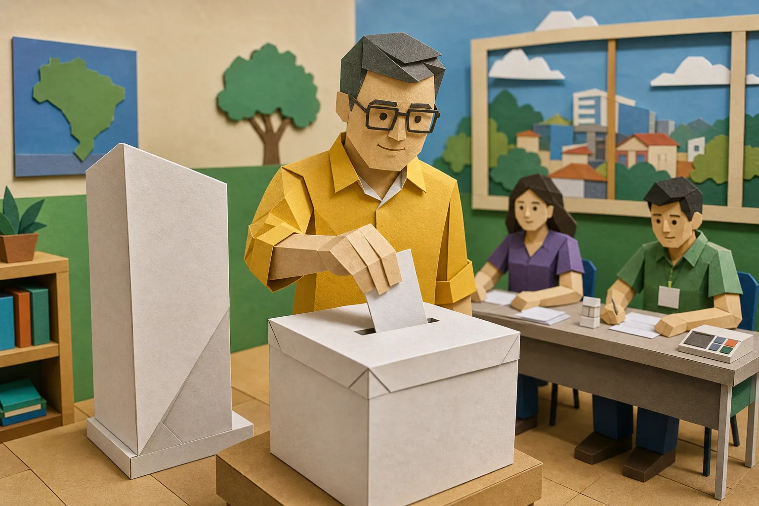 Candidato do PSOL ao governo de MS registra voto e aposta em segundo turno