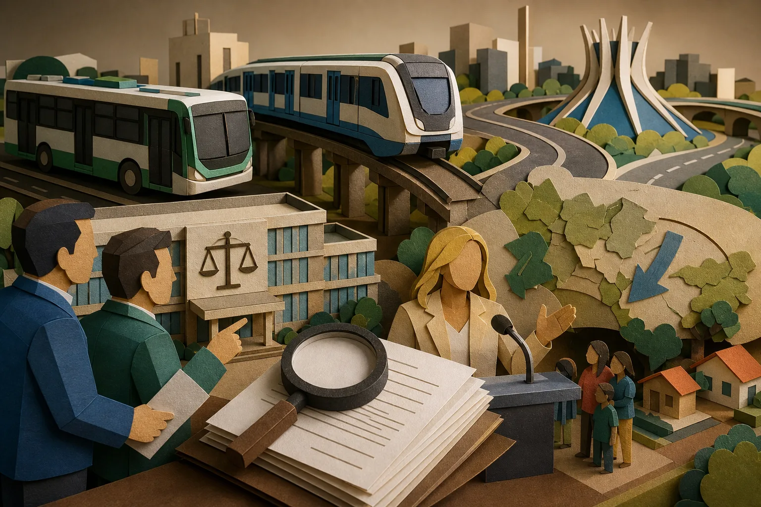 Candidatos ao governo do DF focam em transporte e acionam Ministério Público