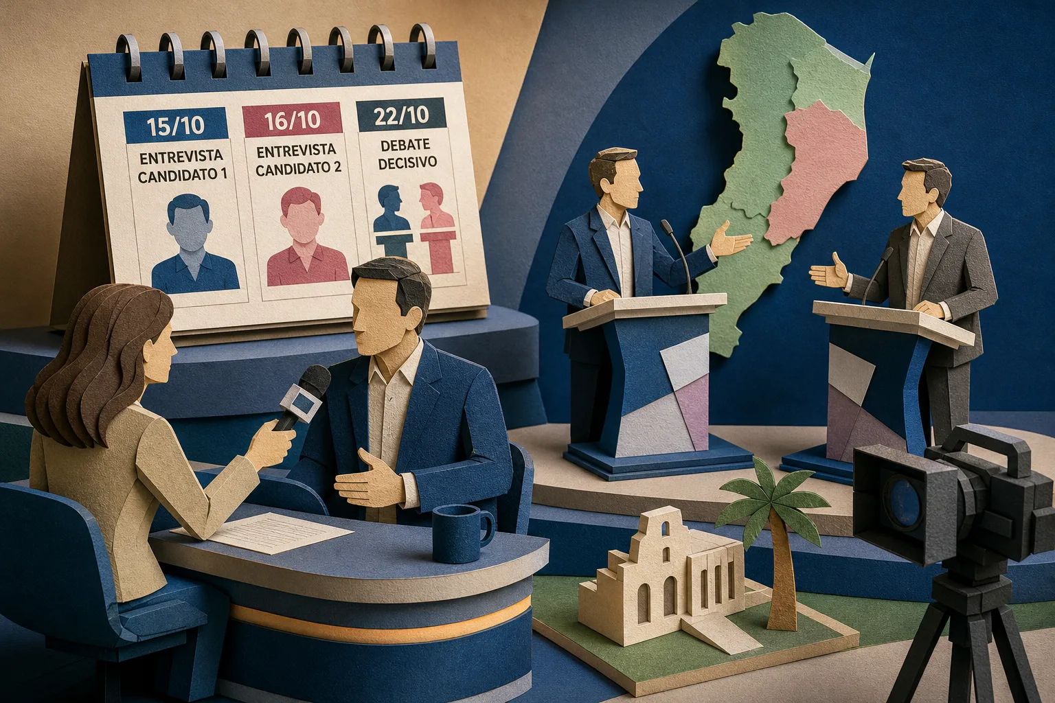 Candidatos ao governo do Espírito Santo terão série de entrevistas e debate decisivo