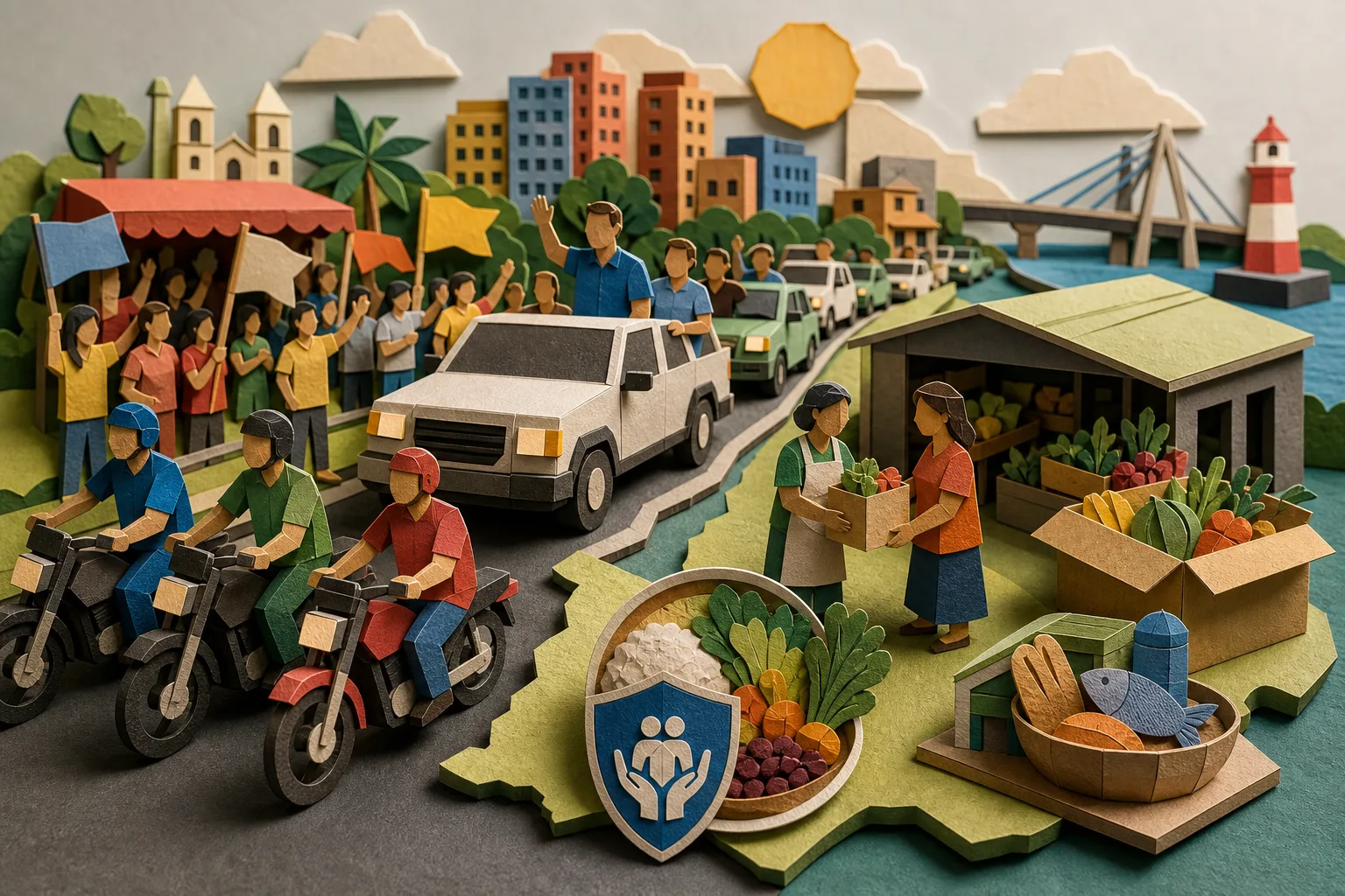 Candidatos ao Governo do Maranhão focam em ações de rua e segurança alimentar