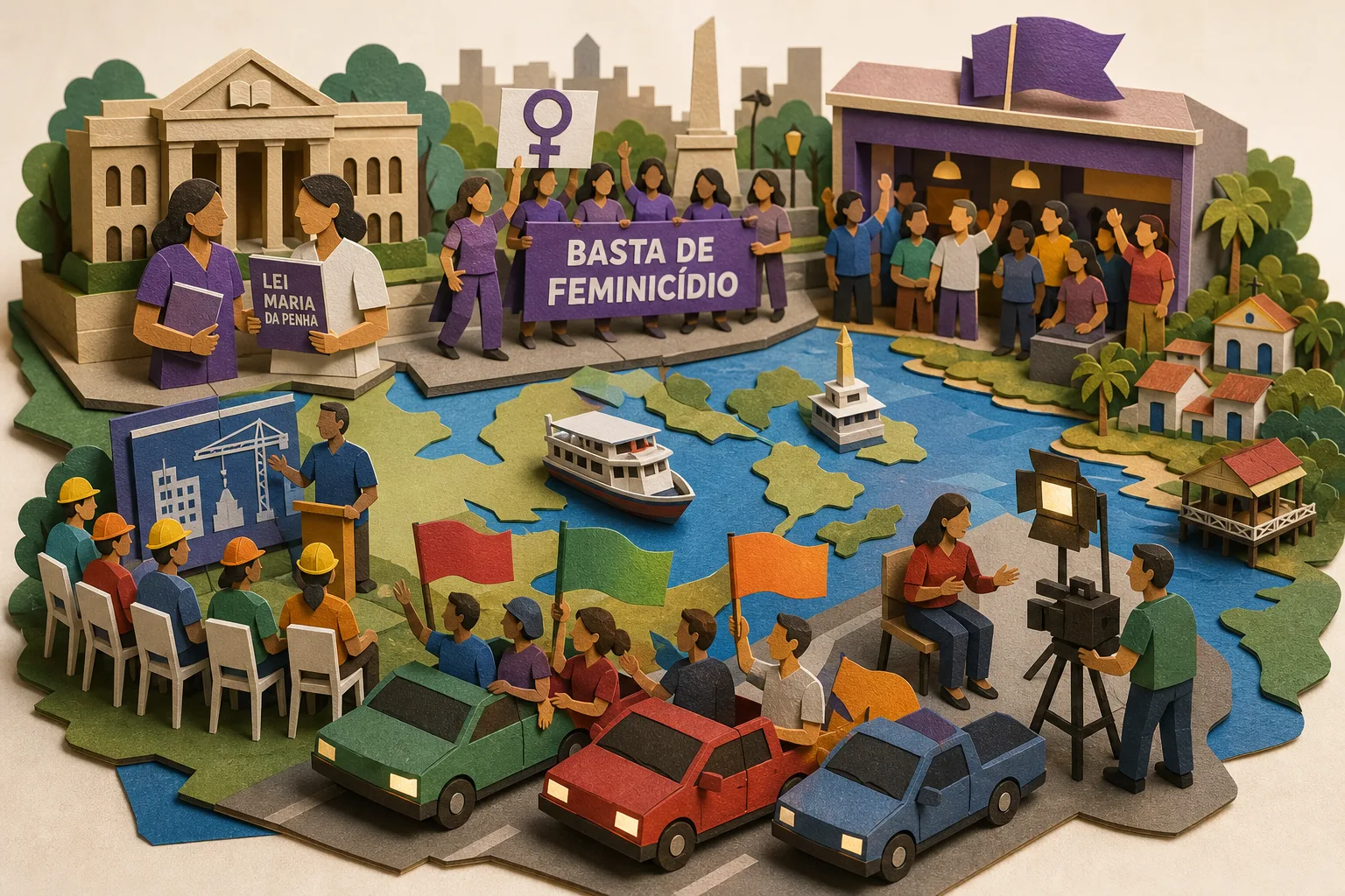Candidatos ao governo do Pará cumprem agendas eleitorais em Belém e no interior