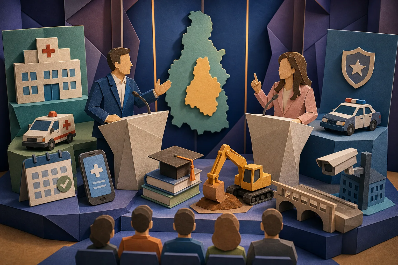 Candidatos ao governo do Tocantins confrontam planos e verbas em debate